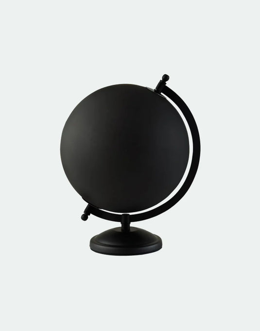 Earth globe black
